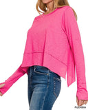 Shark Bite Long Sleeve Top