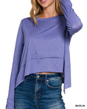 Shark Bite Long Sleeve Top