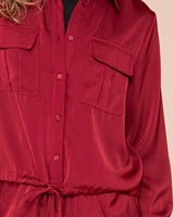 Satin Shacket - *4//COLORS*