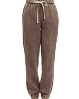 Acid Washed Fleece Joggers