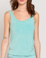 Aqua Studded Tank