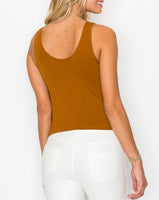 Reversible Seamless Crop Tank *6//COLORS*