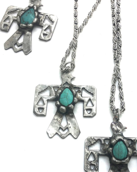 Thunderbird w/ Turquoise Necklace