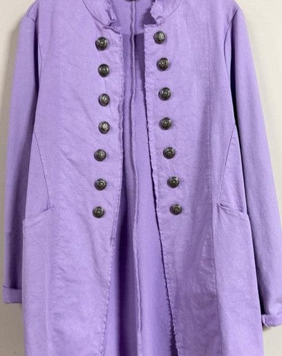 Military Fitted Blazer/Jacket - Lilac