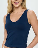 Reversible Seamless Crop Tank *6//COLORS*